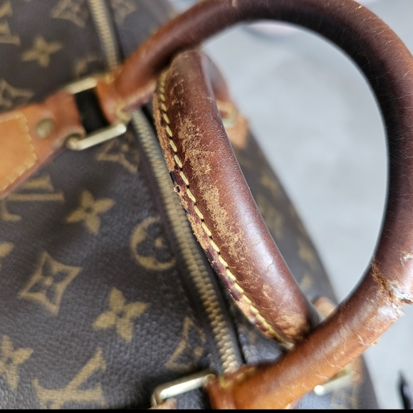 Vintage Louis Vuitton Monogram Speedy 35 Craftcutters Parts - Picture 3 of 16